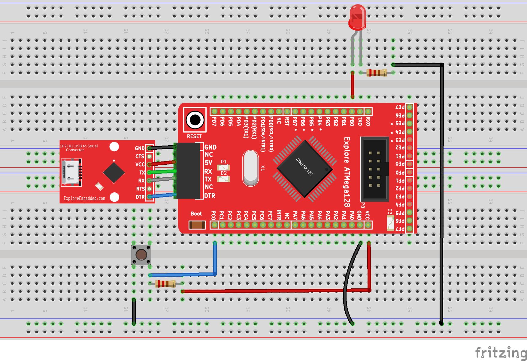 ATmega128breakout Switch and a LED.png