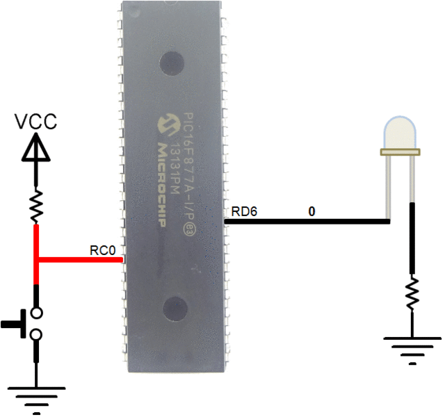 File:Pic16f877a Switch led.gif