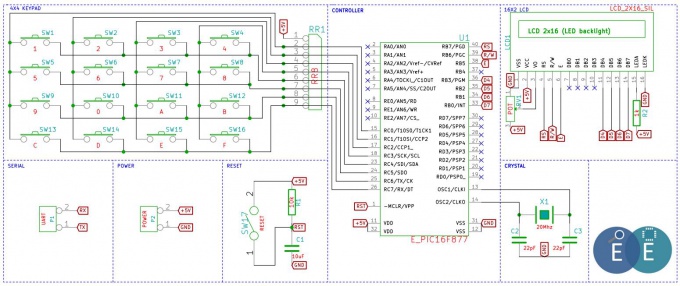 Schematic PIC Interfacing Hex Keypad.JPG