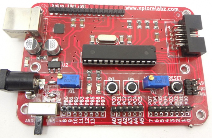 Fig 1: Mini AVR  With USB